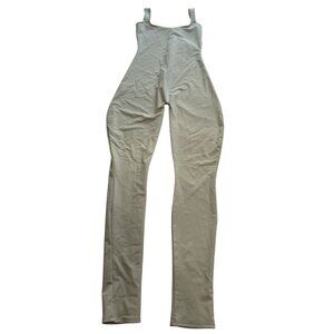 Entire Studios Square Neck Catsuit in Rice